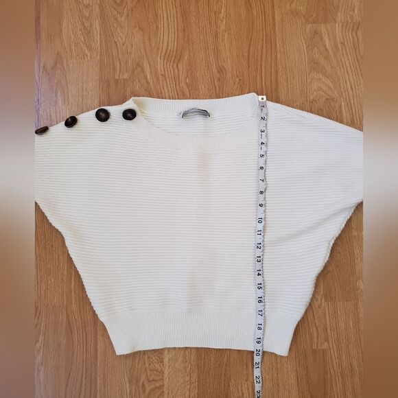 Zara Scoop Neck Sweater Sz Medium - Picture 8 of 10